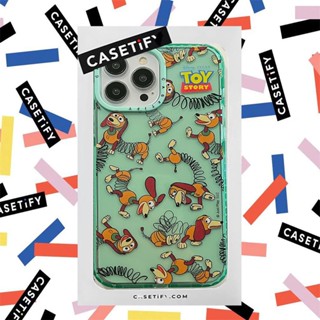 Casetify 【Toy Story Slinky Dog】เคสโทรศัพท์มือถือ ซิลิโคนนิ่ม TPU ใส กันกระแทก พร้อมกล่องบรรจุ สําหรับ iPhone 14 13 12 11 Pro MAX XR X XS MAX