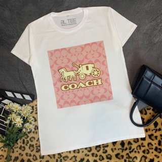 ♦∈เสื้อยืด พิมพ์ลาย Coach HORSE BRANDED พรีเมี่ยม_02