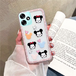 ใหม่ เคสโทรศัพท์มือถือแบบนิ่ม ใส กันกระแทก ลายการ์ตูนมินนี่น่ารัก แฟชั่น สําหรับ Realme C53 2023 REALMEC53