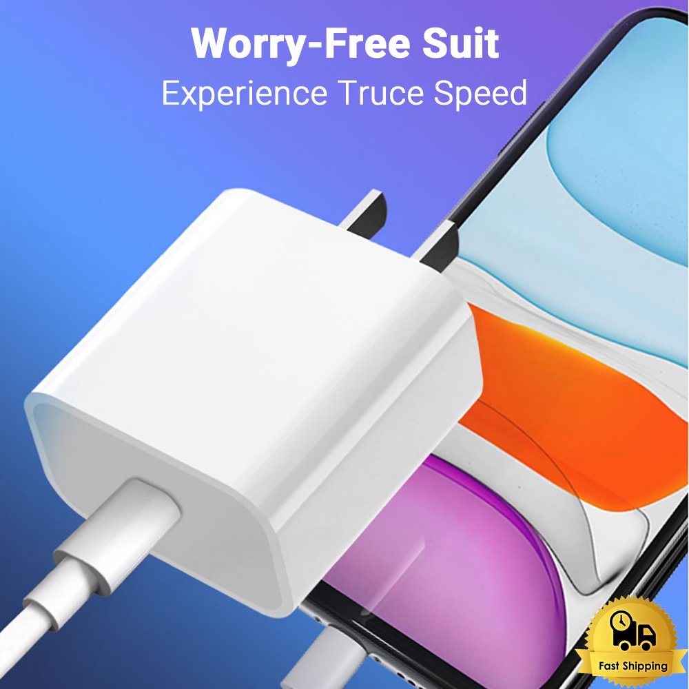 ชุดชาร์จเร็ว 20W หัวชาร์จ PD Type-C สายชาร์จเร็ว (Power Adapter) เหมาะสำหรับออปโป - รูปที่ 5