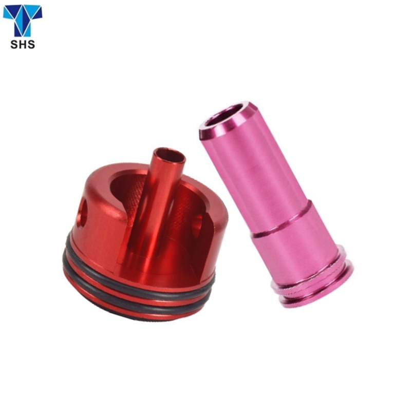 อะไหล่หัวฉีดเกียร์อลูมิเนียม สีแดง สําหรับ AEG Ver.2 M41