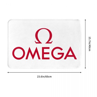 ใหม่ Omega (1) พรมเช็ดเท้า ผ้าสักหลาด กันลื่น ดูดซับน้ําได้ดี แห้งเร็ว 16x24 นิ้ว สําหรับห้องน้ํา ห้องนั่งเล่น โซฟา ห้องนอน พร้อมส่ง