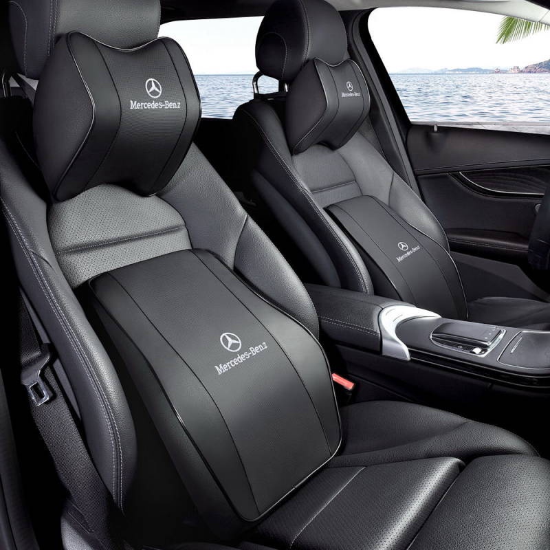 S-Class E-Class A-Class Mercedes-Benz E300L Glc260l C200l GLB GLE ยานยนต์ Headrest เบาะเอวหมอนคอ DfP