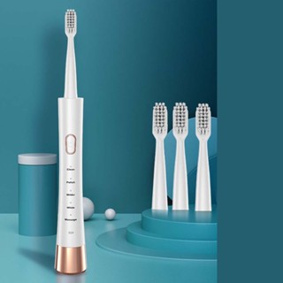  3+1 rechargeable waterproof Electric toothbrush can effectively clean teeth, improve oral health, prevent water and moisture