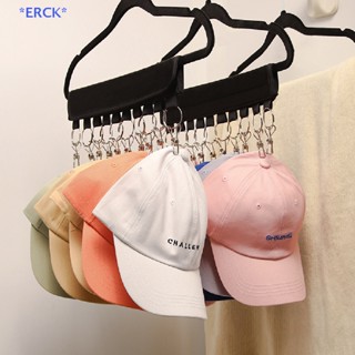 Erck&gt; ใหม่ ที่แขวนหมวกเบสบอล 10 คลิป สําหรับตู้เสื้อผ้า