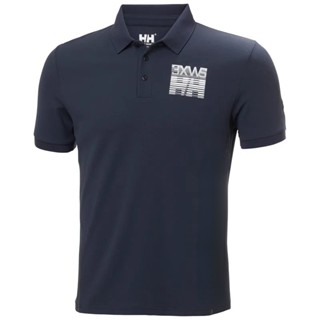 เสื้อโปโลแขนสั้น พิมพ์ลาย HELLY HANSENS SUMMER สําหรับผู้ชาย