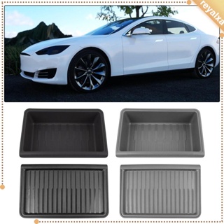 [Reyalxa] กล่องเก็บของใต้ที่นั่ง อุปกรณ์เสริม พร้อมฝาปิด สําหรับ Tesla Model Y