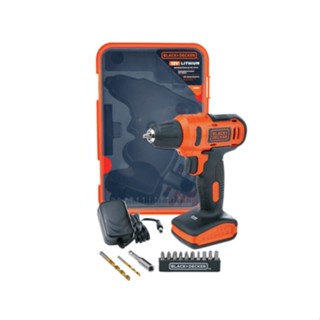 good.garden29-BLACK+DECKER สว่านไฟฟ้าไร้สาย 10มม. 12V รุ่น LD12SP-B1 ยอดขายอันดับ1