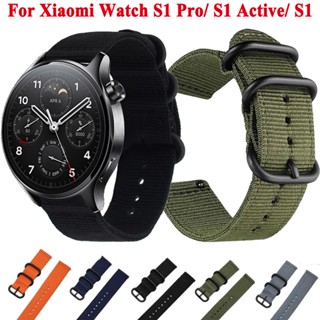 สายนาฬิกาข้อมือซิลิโคน 22 มม. สําหรับ Xiaomi MI Watch S1 Pro S1 Xiaomi Watch Color 2 Global Version Sport Bracelet Belt