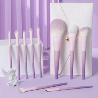 Star Daizi 10 piece makeup brush set eyeliner nose shadow novice milk purple beginner makeup tools