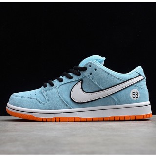 We Club 58 x SB Dunk Low Club 58 Gulf รองเท้ากีฬา รองเท้าวิ่ง สําหรับผู้ชาย และผู้หญิง SB Low SB BQ6817-401