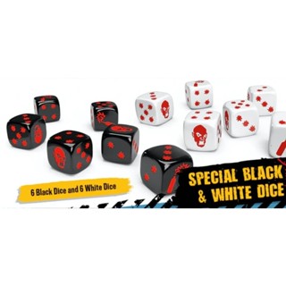 Zombicide 2nd: Special black &amp; white dice