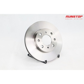 จานเบรค Runstop เรียบ ขนาดเดิม Brake disc จาน 240 HONDA  รุ่น CIVIC 92 95 EG 3door 1.5 1.6 (Disc-Disc),BRIO