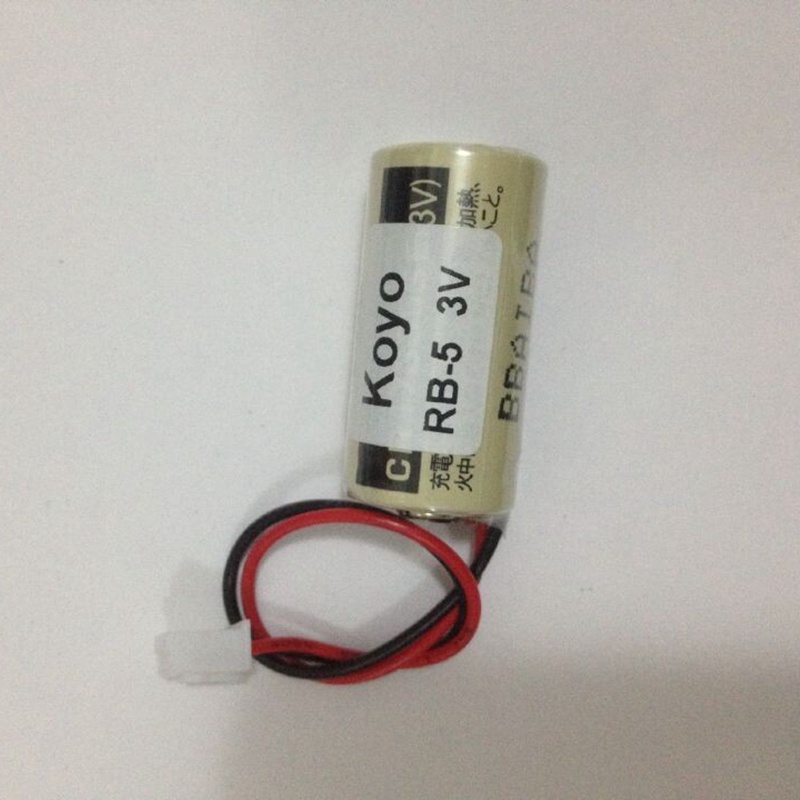 YTH 1pce RB-5 แบตเตอรี่ลิเธียม 3V PLC