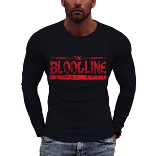 เสื้อยืดแขนยาว พิมพ์ลายโลโก้ WWE The Bloodline We The Ones สไตล์คลาสสิก แฟชั่นฤดูใบไม้ผลิ และฤดูใบไม้ร่วง สําหรับผู้ชาย และผู้หญิง 2023