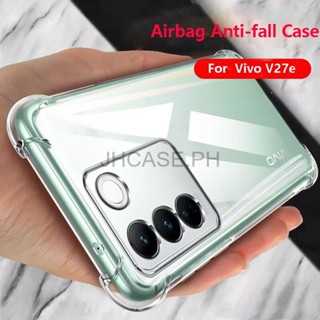 เคสโทรศัพท์ซิลิโคน TPU ใส กันกระแทก สําหรับ Vivo V27E V27 Pro Y02s Y02 Y12A Y33s Y15S Y15A