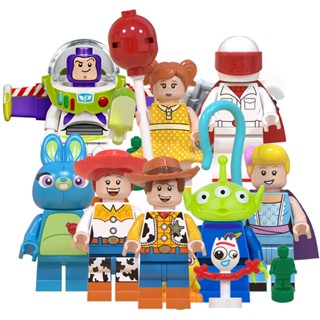 ของเล่นตัวต่อ ฟิกเกอร์ Toy Story Woody Buzz Alien Ducky Duke Caboom Bo Peep Gaby ขนาดเล็ก ของขวัญ สําหรับเด็ก