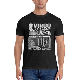 เสื้อยืด พิมพ์ลาย Virgo Queen Factss แฟชั่นสําหรับผู้ชาย