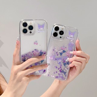 เคสป้องกันโทรศัพท์มือถือ มีทรายไหล ประดับพลอยเทียม หลากสี สําหรับ Apple Iphone 8p X XR XS max 11 12pro 13PM 14