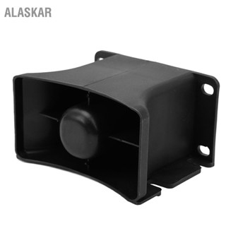  ALASKAR อุปกรณ์เตือนการถอยหลัง 112DB 30W Astern คำเตือนสัญญาณเตือนเสียงบี๊บฮอร์นสำหรับรถตู้รถบรรทุกรถพ่วงวิศวกรรมยานพาหนะ