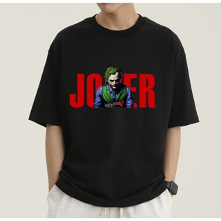 YFjoker เสื้อ เสื้อยืดสตรีท แขนสั้น ลายโจ๊กเกอร์ คอกลม ลายโจ๊กเกอร์ เสื้อผ้าแฟชั่น ใส่ได้ทั้งชายและหญิง