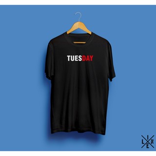 #ถูกสุด เสื้อยืด พิมพ์ลาย Xline Kaos Distro Days Series TUESDAY สําหรับผู้ชาย