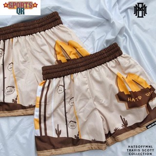 กีฬาวิวัฒนาการ BAROQUE BROWN ตาข่าย SHORTS (คอลเลกชัน TRAVIS SCOTT 2023)