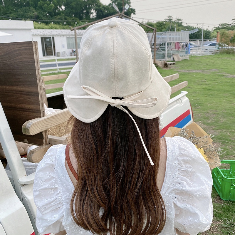 หมวกบักเก็ต กันแดด แบบนิ่ม สามารถปรับได้ สีดํา เหมาะกับเดินชายหาดกลางแจ้ง สไตล์ชาวประมง สําหรับผู้หญิง