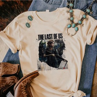 เสื้อยืด ลาย the Last of Us แนวสตรีท แนวตลก สําหรับผู้หญิง 2000s