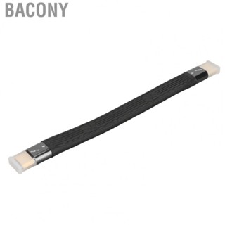 Bacony Type C To Type C Cable  USB C Short Cable Double End 8K At 60Hz Flexible 40Gbps  for   for Mobile Phones