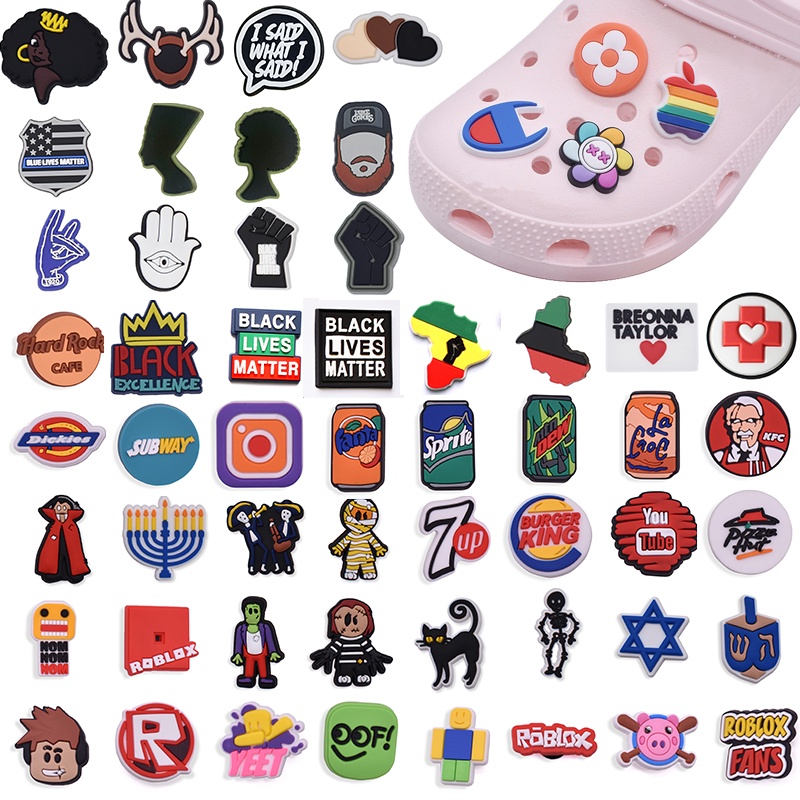 Croc Jibz Pins กระดุม จี้รูปรองเท้า DIY