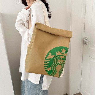 Ulzzang McDonalds กระเป๋าเป้สะพายหลัง กระเป๋านักเรียน กระเป๋ากระดาษชีส ความจุขนาดใหญ่ สําหรับผู้หญิง