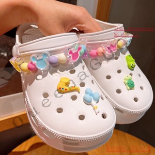 Detachable chain CROCS Jibbitz set（ไม่รวมรองเท้า）CROCS Jibbitz จี้กระดุม 3D อุปกรณ์เสริม สําหรับตกแต่งรองเท้า diy