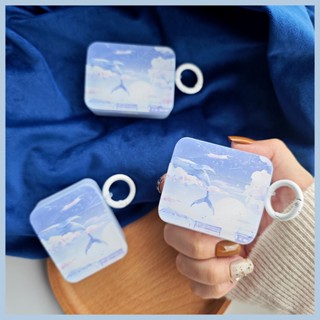 เคสหูฟัง แบบใส ลายการ์ตูนปลาวาฬ และทะเลน่ารัก สําหรับ AirPods Pro2 2022 AirPods3 AirPodsPro AirPods1 2