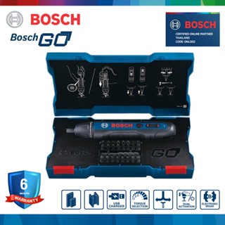 เครื่องมือช่าง BOSCH GO 2.0 (KIT)  บ็อช ไขควงแบตเตอรี่ ครบเซ็ท Li-Ion 3.6V เวอร์ชั่นใหม่มาแทนรุ่นเก่า ไขควงไร้สาย