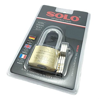 Super Lock SOLO กุญแจโซโล 4507 คอยาว กดเลือกขนาดที่ต้องการ