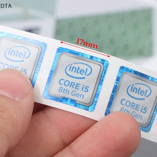 สติกเกอร์โปรเซสเซอร์ DTA 8th Generation i3 i5 i7 Celeron Intel CPU Xeon Pentium สําหรับแล็ปท็อป