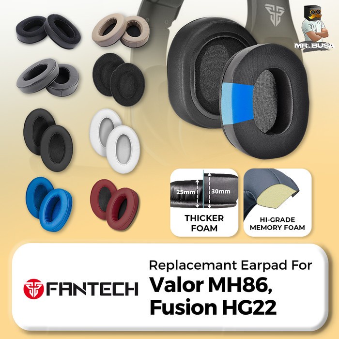 แผ่นรองหูฟัง Fantech Valor MH86 Fusion HG22 Echo MH82 Earcup