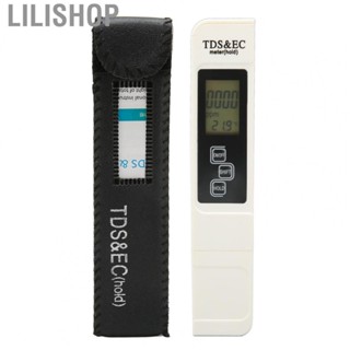 Lilishop Water Tester 3 Keys 3 In 1 White Horizontal Display EC