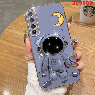 เคส oppo reno 3 pro oppo reno 3 เคสโทรศัพท์มือถือ ซิลิโคนนิ่ม ชุบไฟฟ้า กันกระแทก พร้อมที่ตั้งวาง สําหรับ oppo reno 3 pro oppo reno 3 DDYZJ04 น่ารัก ลายการ์ตูน กันกระแทก