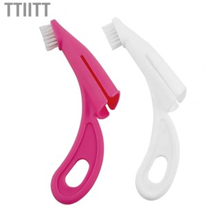 Ttiitt Dog Finger     Care Nylon Bristle Ergonomic Grip Soft Dog   for  for