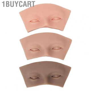 1buycart Eye Cosmetic Practice Board  3D Artificial 3pcs Makeup Practice Face Board  for Tattoo