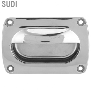 Sudi Flush Pull Handle  Mirror Polishing Surface Flush Flat Handle Easy Access Handle  for Marine Yacht Rv Fishing Boat for Doors Compartments Lockers