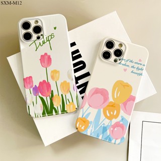 Samsung Galaxy M12 M11 M02 เคสซัมซุง สำหรับ Case Cartoon Flowers Design เคส เคสโทรศัพท์ เคสมือถือ Hard Phone Cases