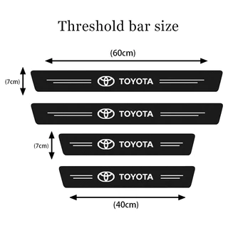 แถบสติกเกอร์ เรืองแสง กันน้ํา กันรอยขีดข่วน สําหรับติดขอบประตูรถยนต์ Toyota Suzuki Ho