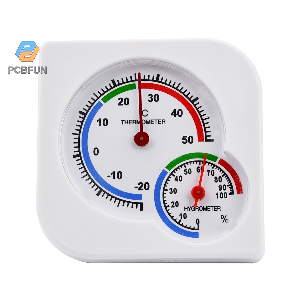 Pcbfun 2-in-1 เครื่องวัดอุณหภูมิความชื้น สําหรับใช้ในบ้าน นอกบ้าน