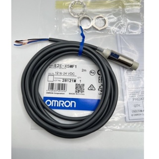 Omron E2E-X5MF1  12-24vdc 3สาย ของใหม่ ออกบิลได้