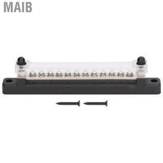 Maib Power Distribution Terminal Block Ground 48V DC 150A Maximum 12 Way Fuse Box for Auto Car Vehicle