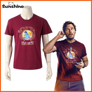 เสื้อยืดคอสเพลย์ Guardians of The 2 Peter Jason Quill Star Lord Galaxy 3 แฟชั่นฤดูร้อน สําหรับเด็กผู้ชาย