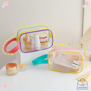 Cocofruit กระเป๋าเครื่องสําอาง PVC แบบใส สําหรับเดินทาง
